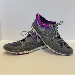 Nike Focus Flyknit Free TR Purple and Gray